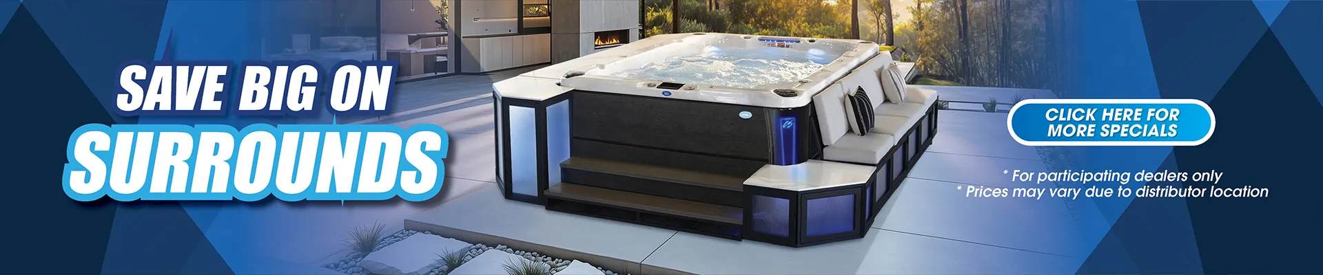 Calspas hot tub being used in a family setting - Montgomery